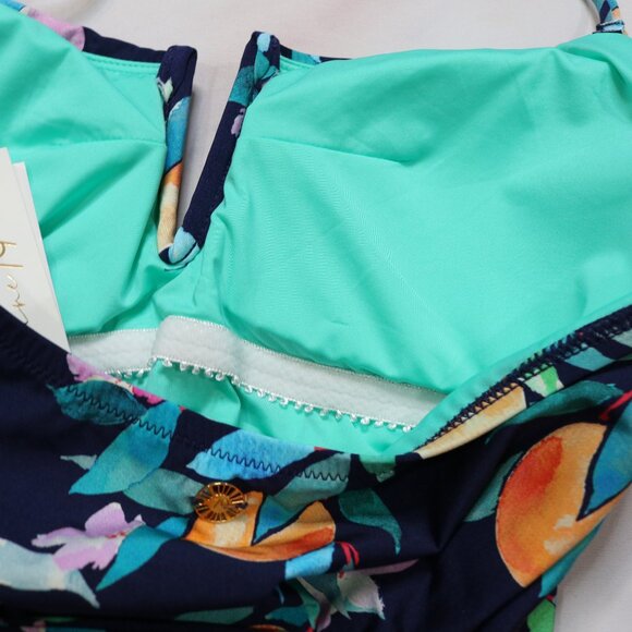 Sunshine 79 One-Piece Swimsuit Tropical Peach Print - Picture 6 of 12